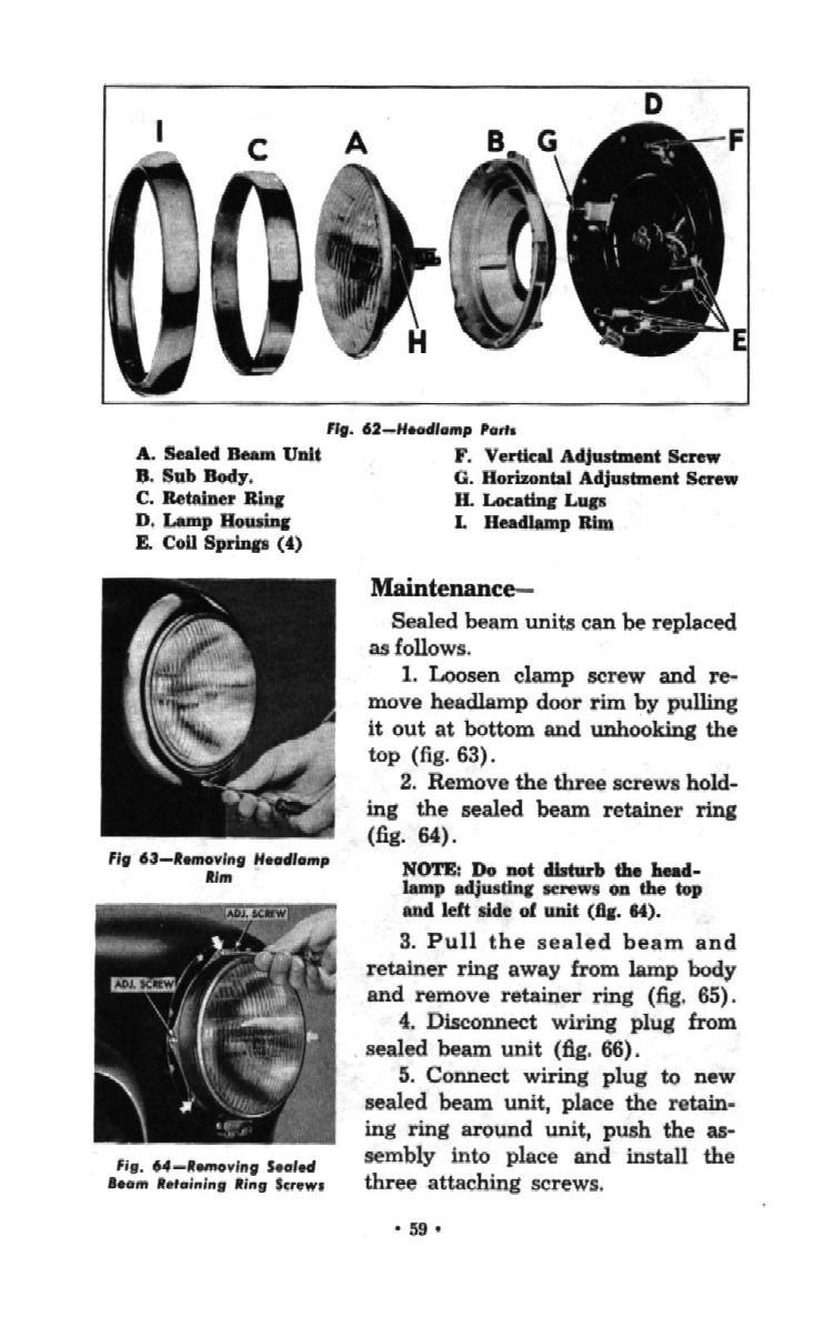1954 Chevrolet Trucks Operators Manual Page 7